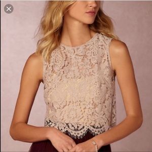 BHLDN Cleo Top in Harbor Mist, XS